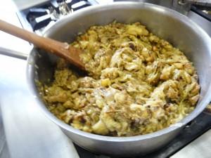 P1080258 Légumes ensoleillés, gambas sautées et tuile de parmesan