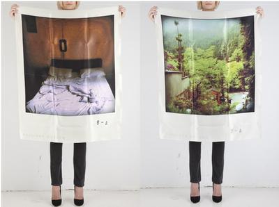 POLAROID SCARVES by PHILIPPE ROUCOU POLAROID SCARVES by PHILIPPE ROUCOU