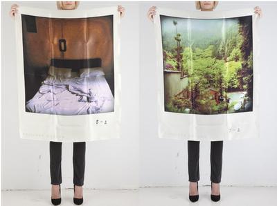 POLAROID SCARVES by PHILIPPE ROUCOU