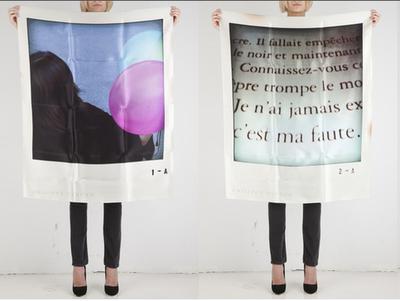 POLAROID SCARVES by PHILIPPE ROUCOU