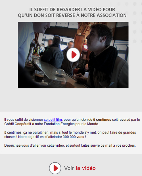 mail voir video carte agir le mini site pour la carte AGIR du Crédit Coopératif