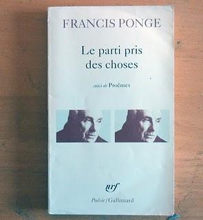 Francis Ponge, le parti pris des choses