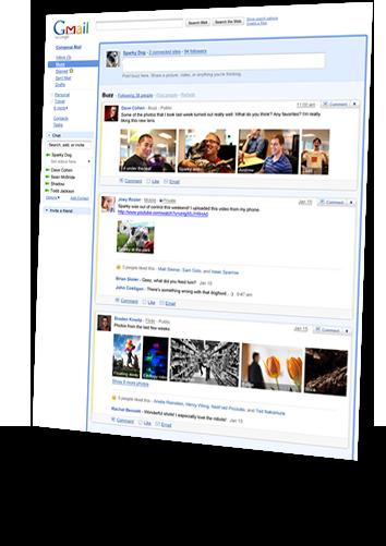 Google Buzz, le réseau social de Google