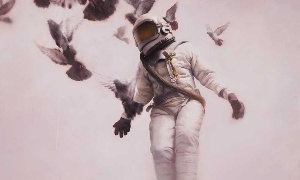 The White Cosmonaut ©Jeremy Geddes Jeremy Geddes, en apesanteur…