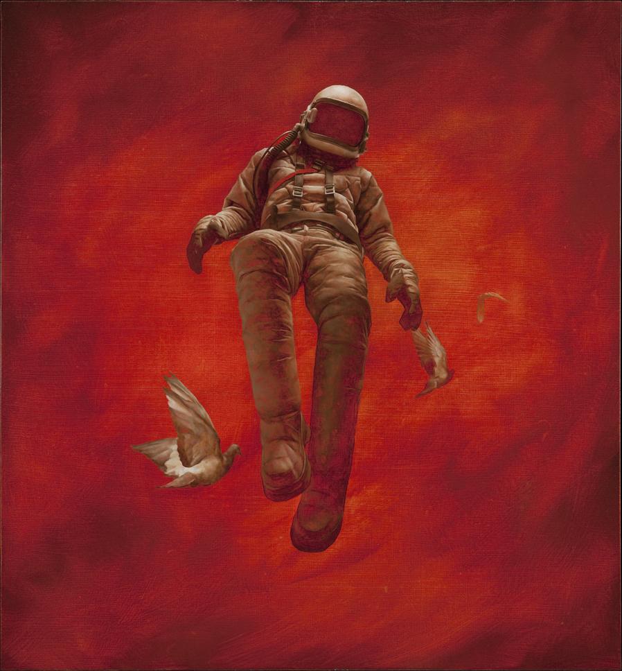The Red Cosmonaut ©Jeremy Geddes Jeremy Geddes, en apesanteur…