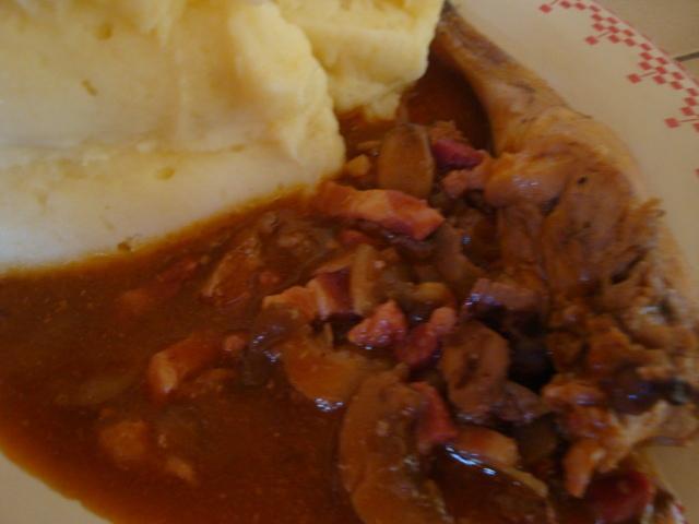 LAPIN EN GIBELOTTE (LA CUISINE DE GRAND MÈRE) DSC06616.JPG