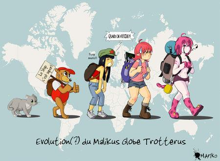 Evolution_du_Malikus_Globe_Trotterus