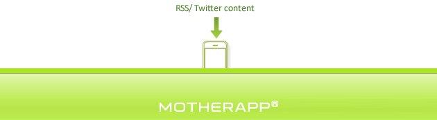 Motherapp, rss to application iphone
