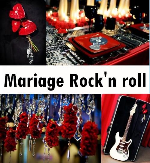 décoration de mariage Rock’n Roll