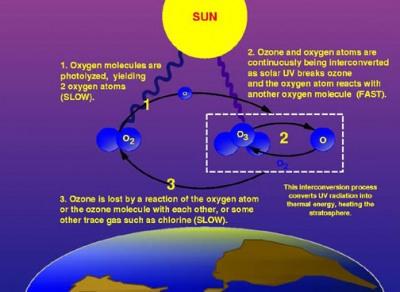 Cycle oxygène-ozone