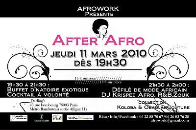 After Afro. 11 mars
