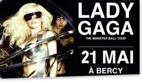 Lady Gaga à Bercy en mai