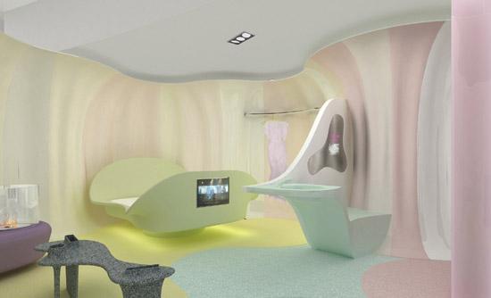 Un concept de logement durable par Karim Rashid pour DuPont Corian Smart-ologic Corian Living - 1