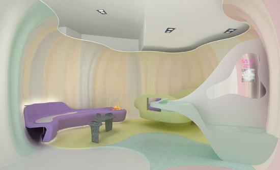 Un concept de logement durable par Karim Rashid pour DuPont Corian Smart-ologic Corian Living - 2