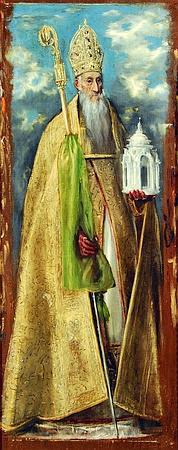 Lu dans la presse:Toute la modernité du Greco El Greco San Agustín (© Toledo, Museo de Santa Cruz, (deposito de la Parroquia de Saint Nicola de Bari))