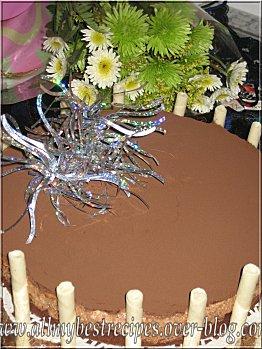 Entremet brownie et mousse au chocolat ..... Une vraie tuerie entremet2