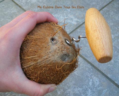 comment ouvrir une noix de coco ricardo