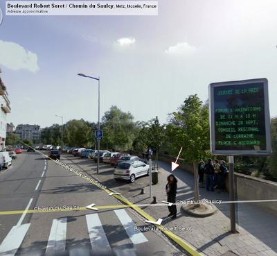 chapi dans Google Street View