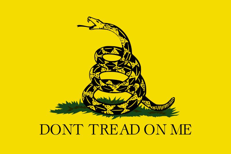 La mort d'un libertarien – la mort de Jacques Marseille 800px-Gadsden_flag.svg.png