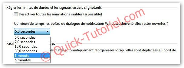 [Astuce] #166 Affichez plus longtemps les notifications dans Windows 7.