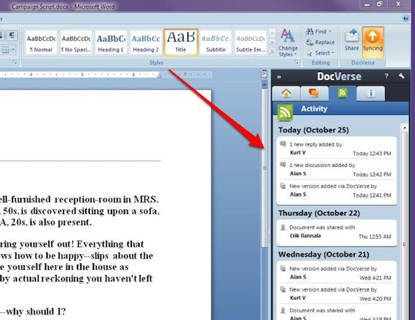 docverse docverse Google achète DocVerse