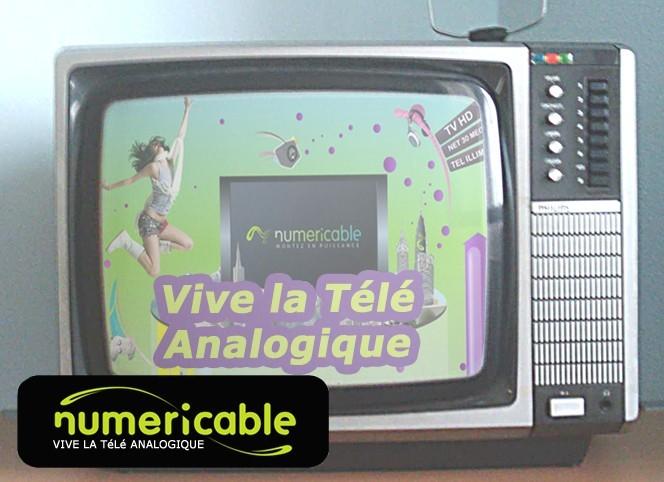 Numericable a décidé de continuer à diffuser la télé en analogique