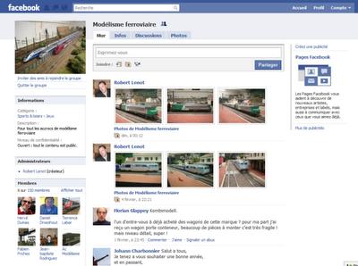 Groupe de modélisme ferroviaire sur Facebook Groupe de modélisme ferroviaire sur Facebook