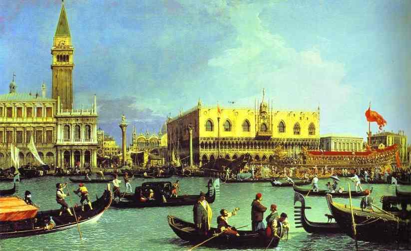 Rêver un peu... canaletto_Il ritorno del Bucintoro al molo nel giorno dell'Ascensione