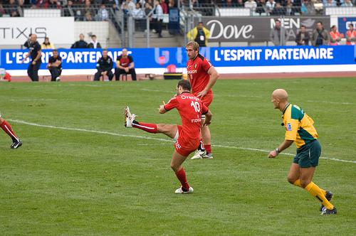 michalak-toulouse-saison-finie Frédéric Michalak lors d'un match avec le stade toulousain