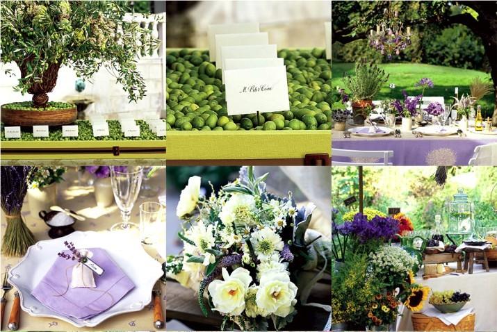 Décoration de mariage thème Provence : lavende et herbes de provence à l’honneur