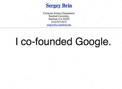 Si vous aussi vous avez co-fondé Google...