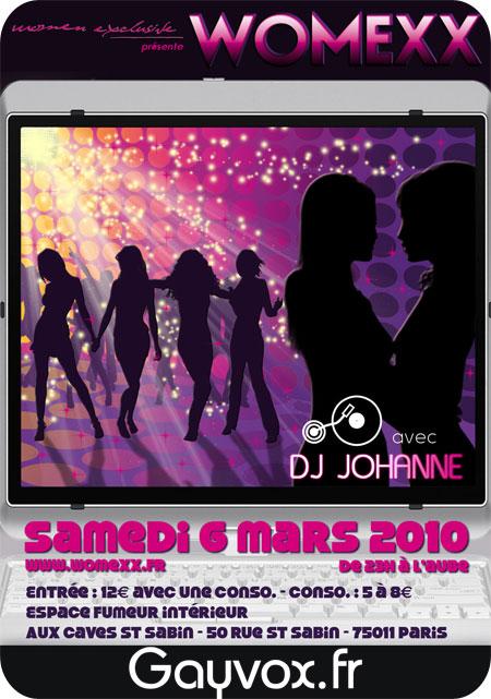 La Womexx, la soirée pour les femmes et les 10 ans de Gayvox La Womexx, la soirée pour les femmes et les 10 ans de Gayvox