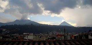 Crépuscule sur Guatemala