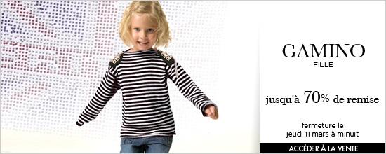 Mode et chaussures fillette en vente privée mode enfants
