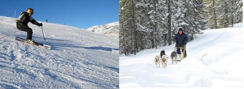 photos collées Plein cap sur Val d’Isère !