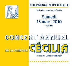 Concert annuel de la fanfare Cécilia