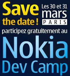 Nokia dev camp à Paris le 30 et 31 Mars