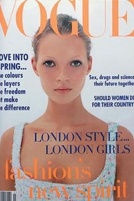 ♘Kate Moss pour la couverture du Vogue Anglais d'Avril ♘