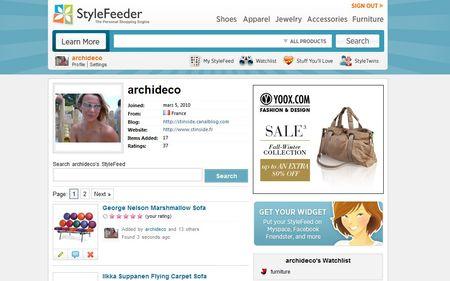 StyleFeeder, social shopping déco