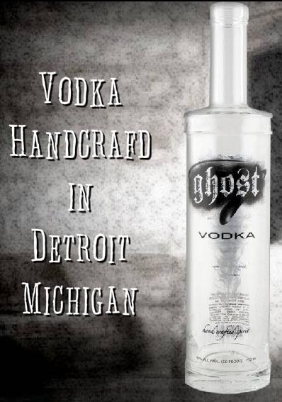 La bouteille Ghost Vodka Detroit !