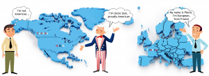 Canada, USA, Europe, France