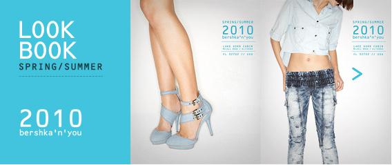 bershka lookbook mars2010