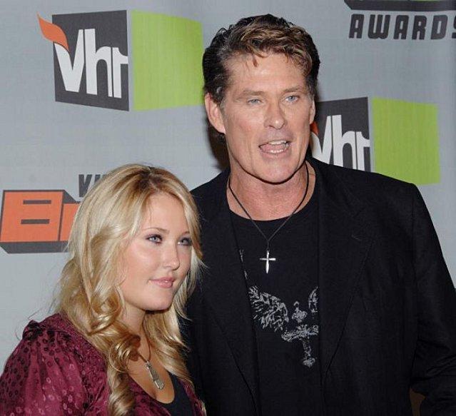 David Hasselhoff et sa fille Hayley