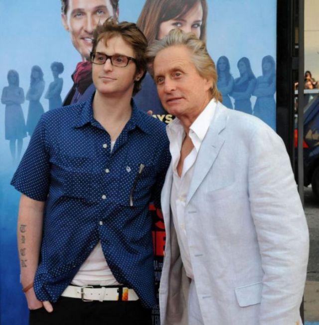 Michael Douglas et son fils Cameron