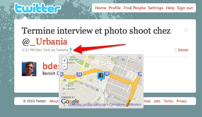 twitter localisation geographique geotagging 1 Twitter: localisation géographique des tweets