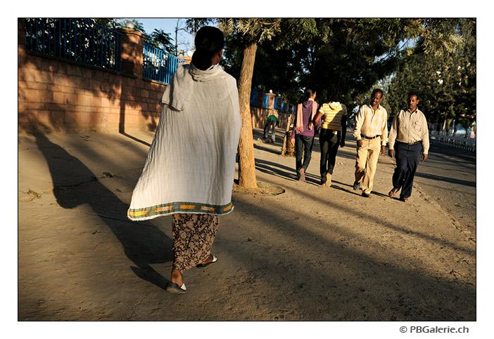 Rue, Aksoum, Axoum, Tigré, Ethiopie