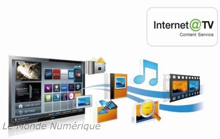 Samsung InternetATTV Samsung renouvelle son Internet@TV et développe Samsung Apps