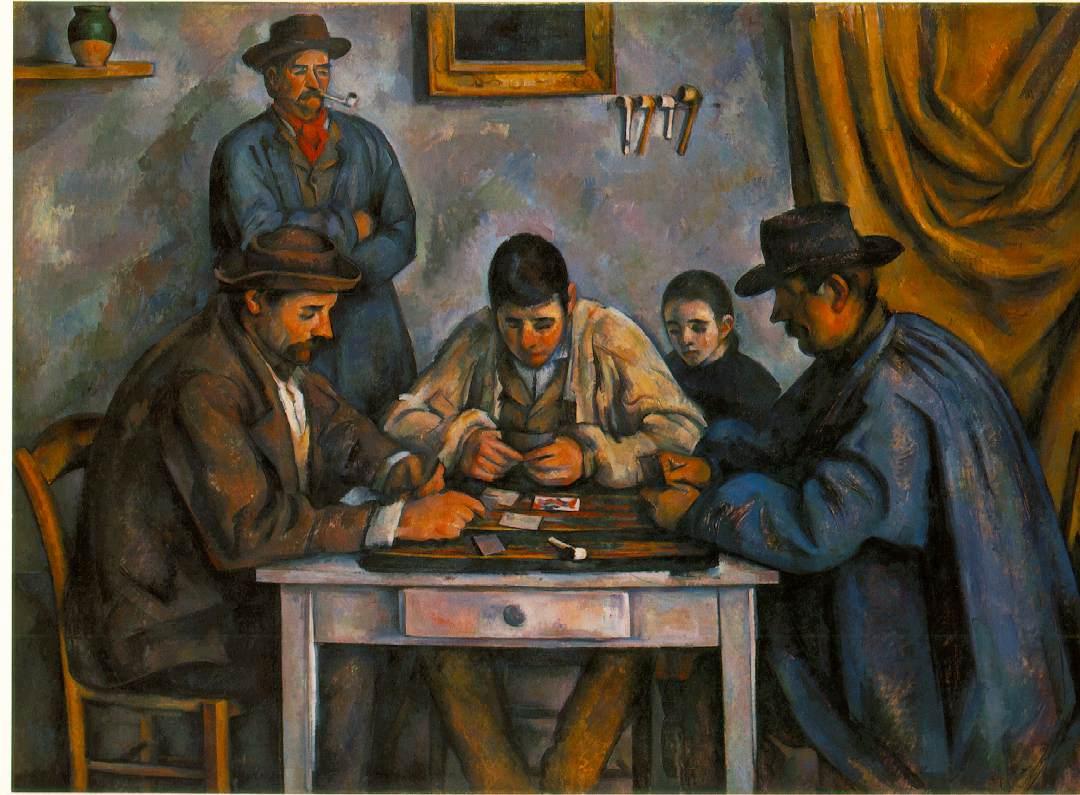 Les joueurs Paul Cézanne
