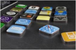 aimants Accessoires : Les aimants en forme d’applications iPhone