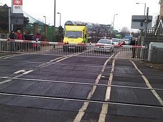Still waiting at the level crossing... Still waiting at the level crossing...